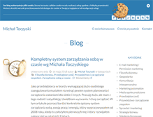 Tablet Screenshot of michaltoczyski.pl